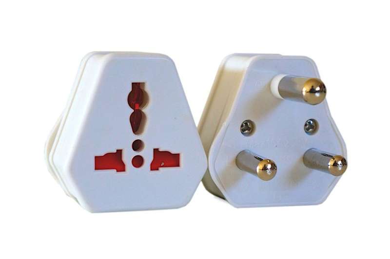 Travel Adapter for International to South Africa 3 Pin