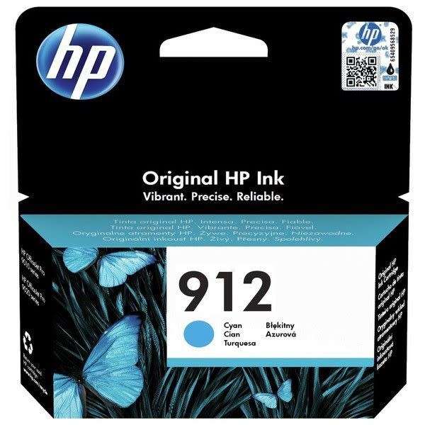 HP 3YL77AE 912 Original Ink Cartridge, Cyan