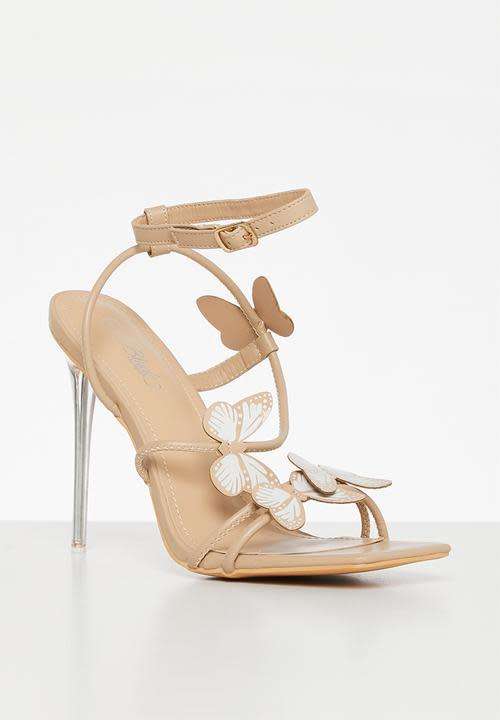 Miss Black  Nude Monarch 1 Stiletto Heels UK 8