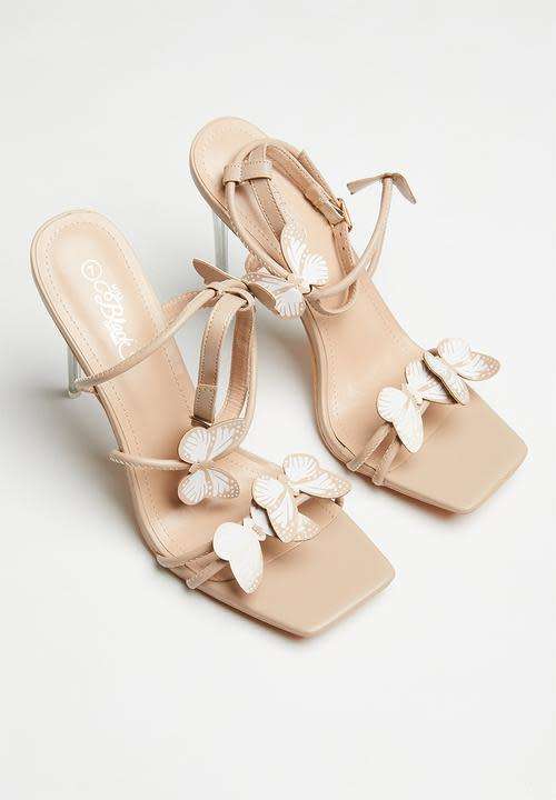 Miss Black  Nude Monarch 1 Stiletto Heels UK 8