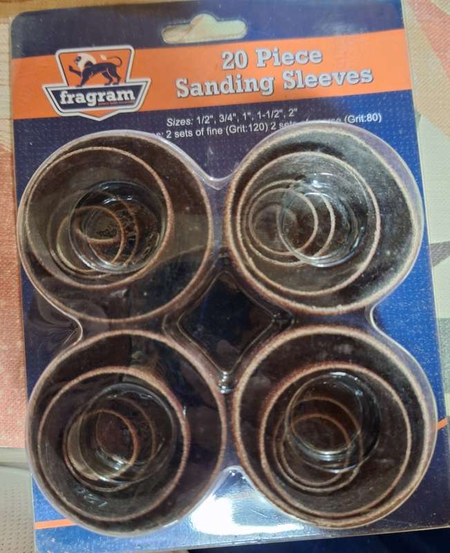 FRAGRAM 20 piece sanding sleeves D309
