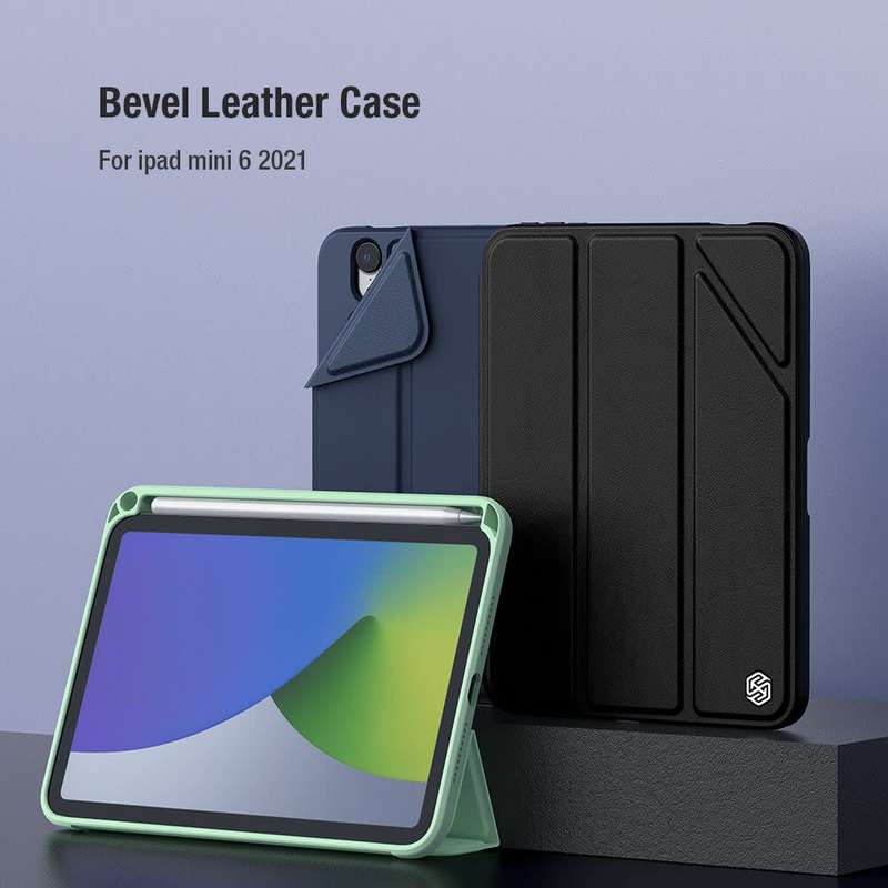 Nillkin Bevel Smart Leather Cover for Apple iPad Mini 6th Generation - Matcha Green