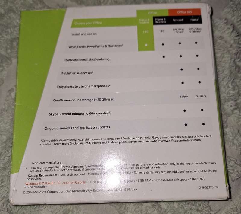 Microsoft Office Home & Student 2013 (PC) software