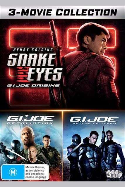 G.I. Joe/G.I. Joe: Retaliation/Snake Eyes: G.I. Joe Origins(DVD)