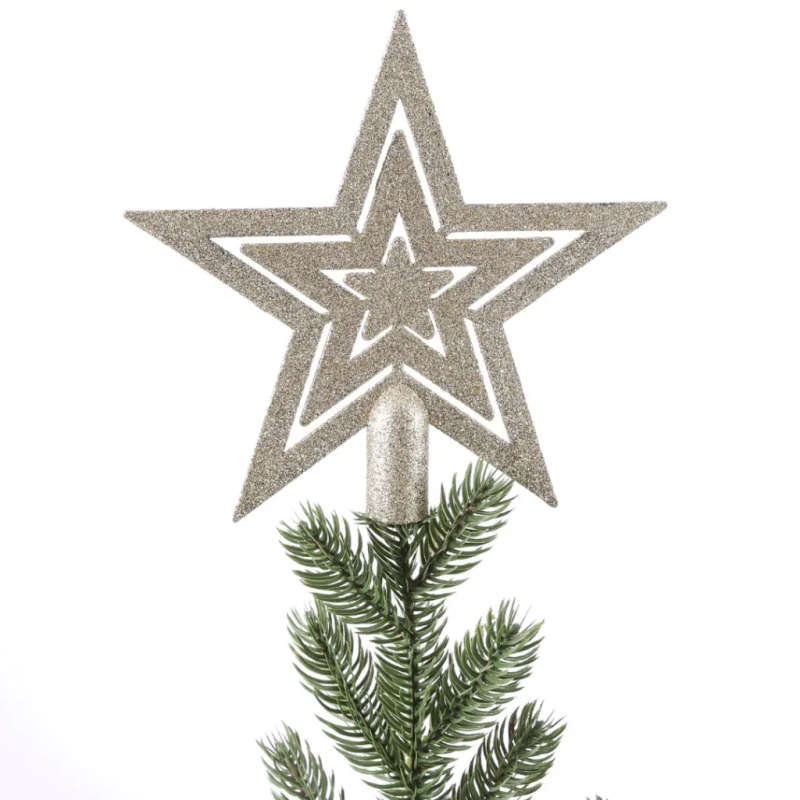 Tree decoration unbreakable 40 pieces - d8cm GOLD