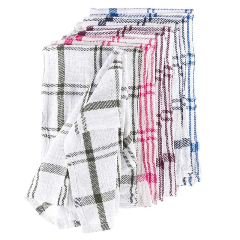 Kitchen Dishcloths - Pack of 10 - Assorted Colours