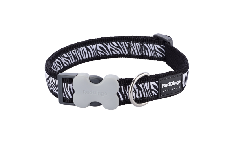 Red Dingo Design Collar - Safari Black - L