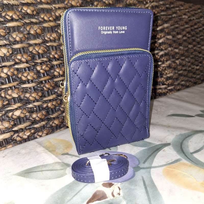 Forever Crossbody Wallet Purse with Phone Holder Sling Bag