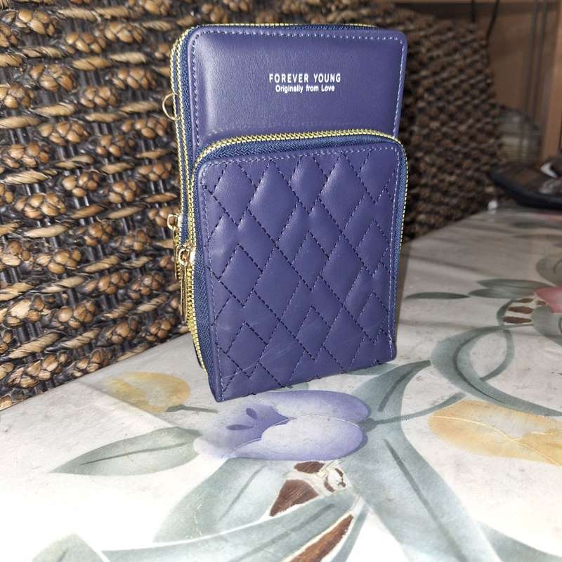 Forever Crossbody Wallet Purse with Phone Holder Sling Bag