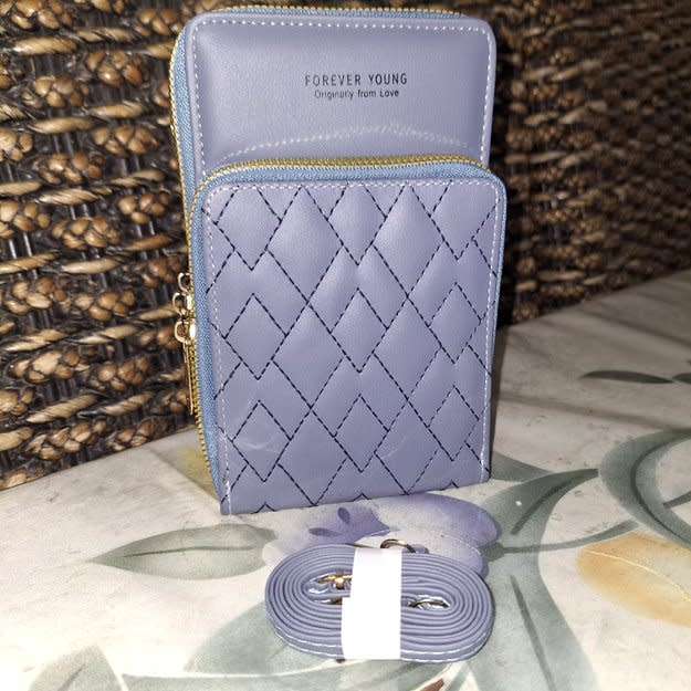Forever Crossbody Wallet Purse with Phone Holder Sling Bag