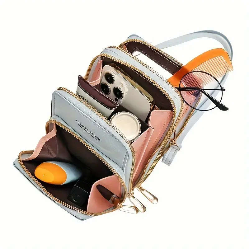Forever Crossbody Wallet Purse with Phone Holder Sling Bag