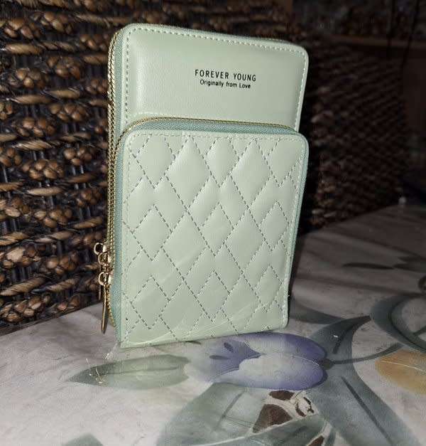 Forever Crossbody Wallet Purse with Phone Holder Sling Bag