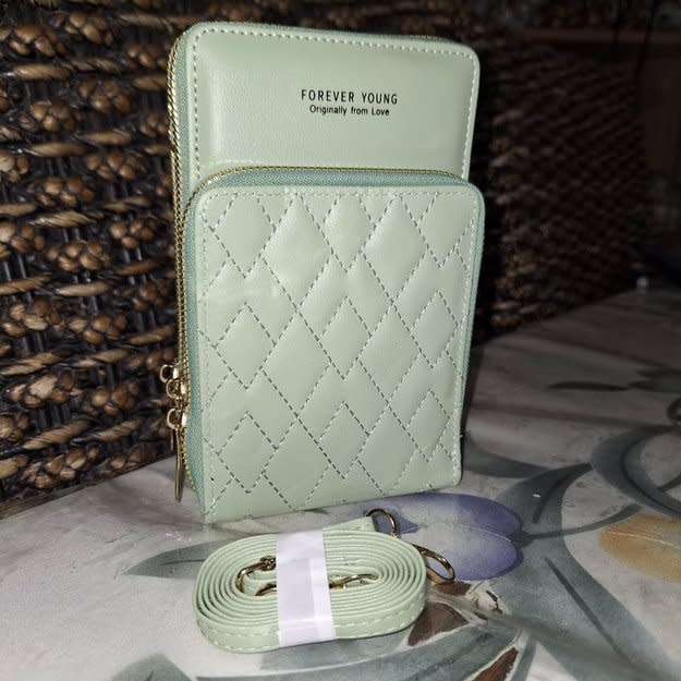 Forever Crossbody Wallet Purse with Phone Holder Sling Bag