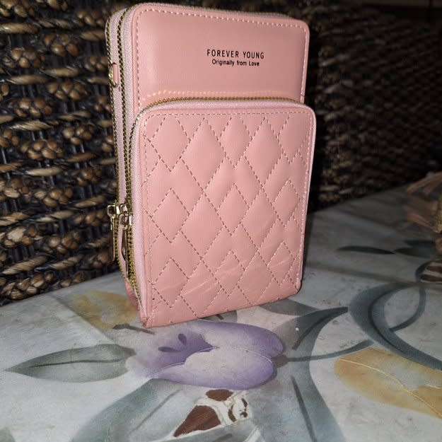 Forever Crossbody Wallet Purse with Phone Holder Sling Bag