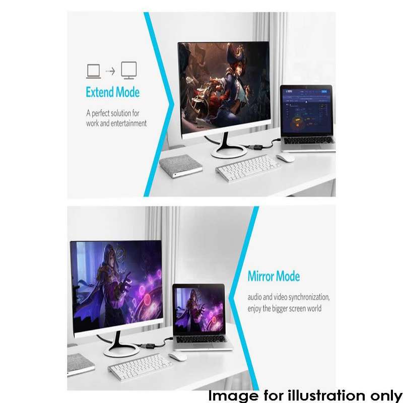 UGreen 10461 Mini DP Male to HDMI Female 1080P@60Hz Adap-BK