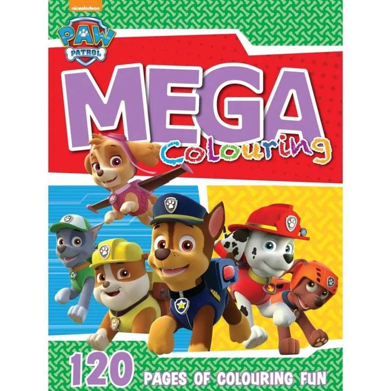Disney Paw Patrol Mega Colouring & Activity Book 120 Page - Paperback