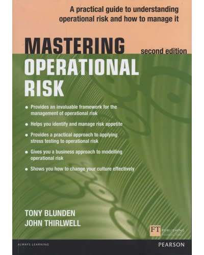 Mastering Operational Risk - Paperback - Second edition .