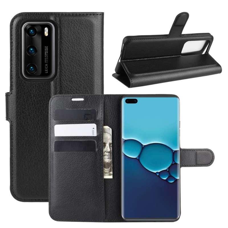TUFF-LUV Essentials Leather Bookstyle Case / Stand Wallet Huawei P40