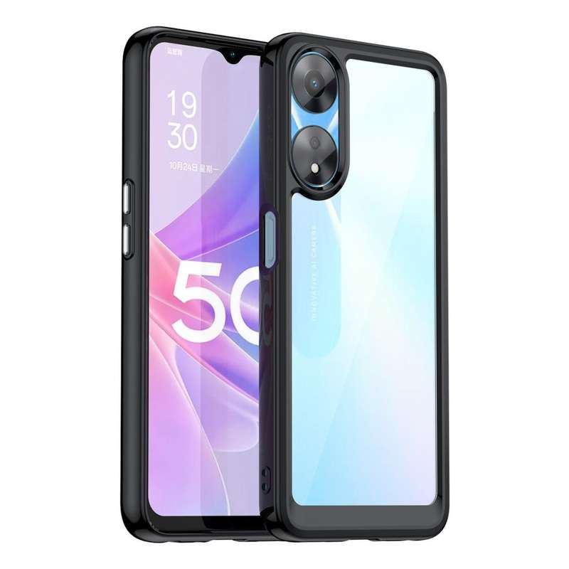 Shockproof Candy Clear Cover for Oppo A78 / A58