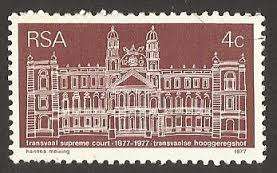 South African 1977 - 4c - Transvaal Supreme Court - Palace of Justice - RSA