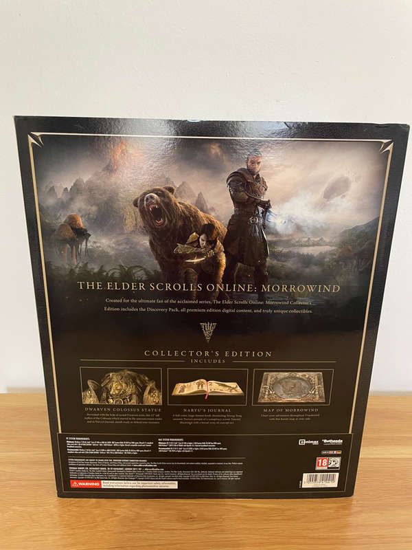 Elder Scrolls Online Morrowind Collector`s Edition