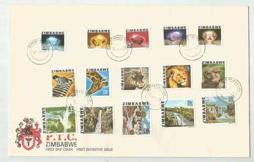 Zimbabwe FDC - 1st Def. Issue - with Morningside cancellation 18 Apr 1980
