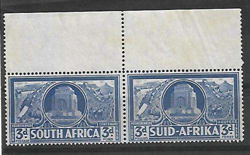 Union of SA - SACC 78 - Voortrekker Monument Fund - Washed Mint