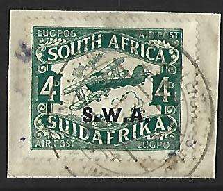 SWA. SACC 99 - Airmail issue - Used - good condition