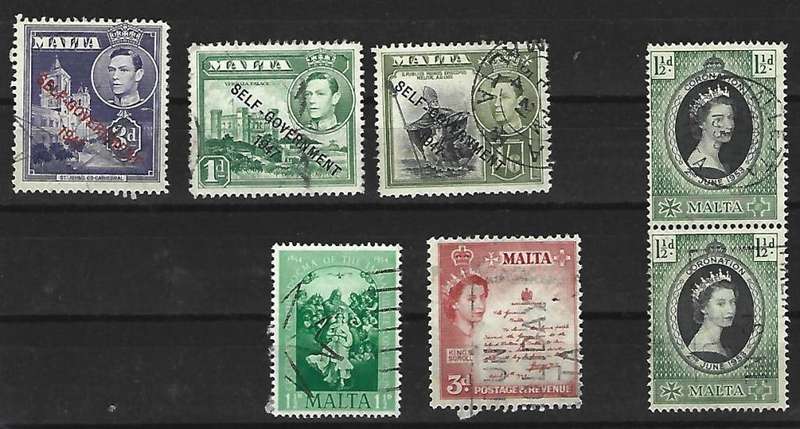 Malta- set of used stamps