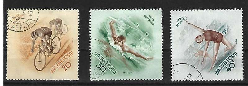 Hungary- set of used stamps