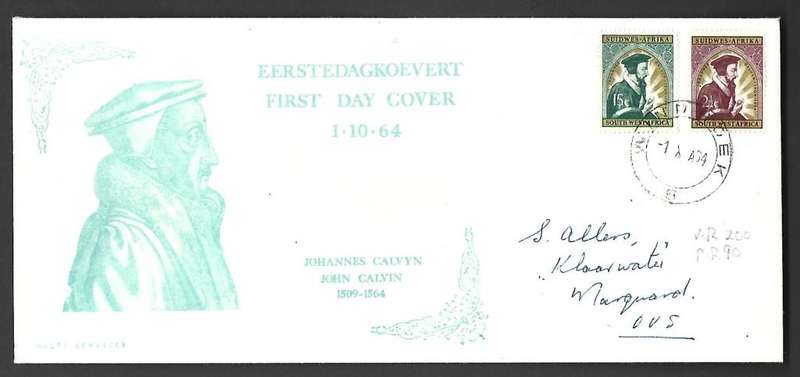 SWA-FDC- Anniversary of Calvin`s Death