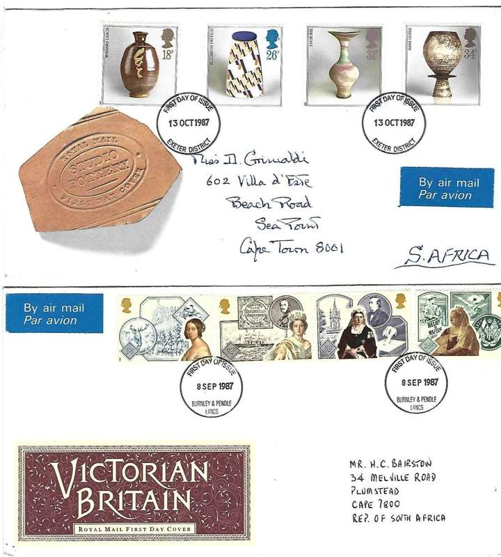 Great Britain - Set of 2 used FDC`s