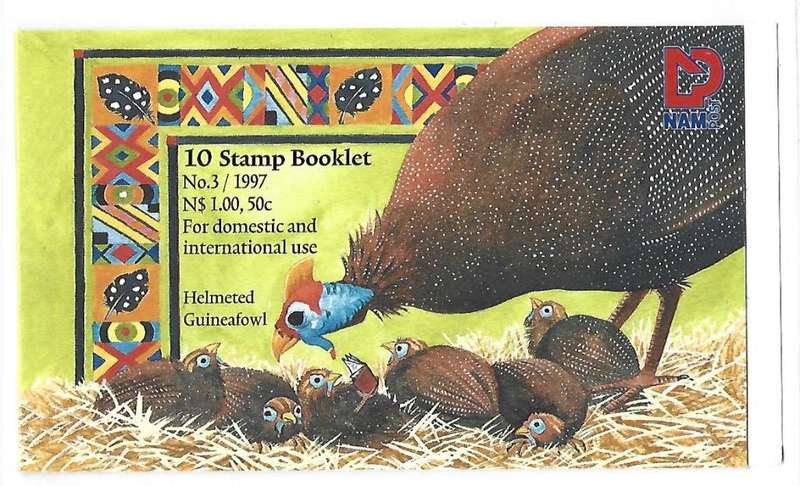 Namibia - SACC 198 - Guineafowl- booklet 5 - Complete