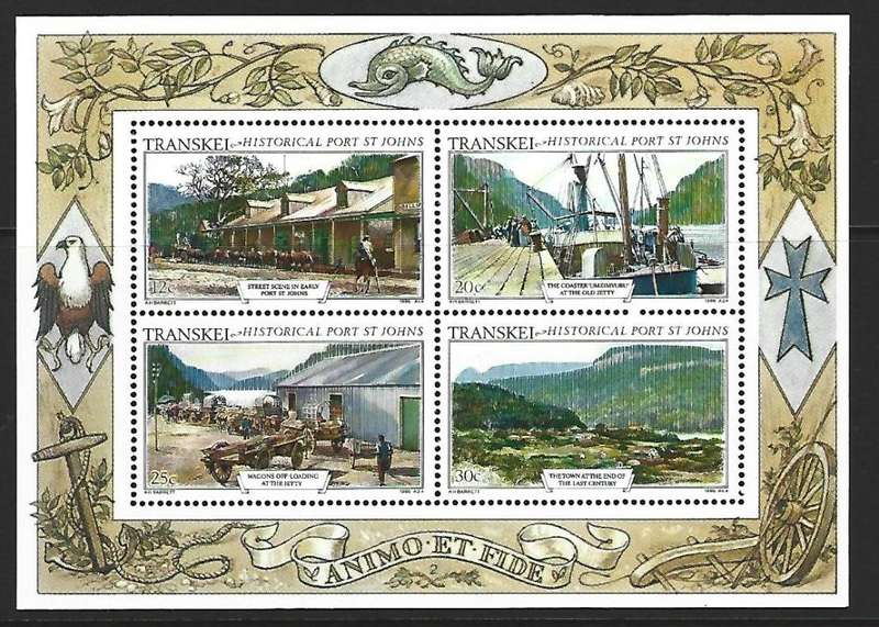 Transkei Mini sheet - SACC 185 - Port St Johns- **mint
