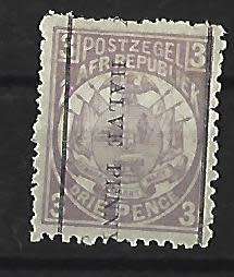 Z.A.R. 2nd republic- SACC 197 - mint hinged - Overprint
