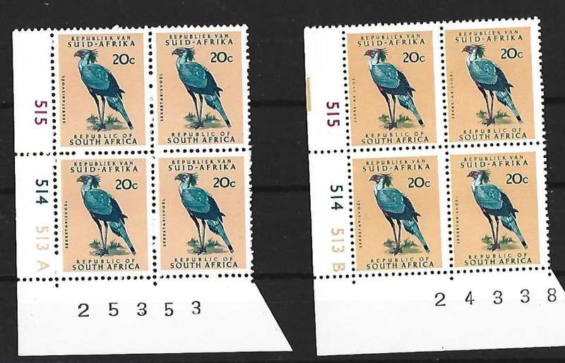 RSA - SACC 335 - A and B cylinder blocks - **mint