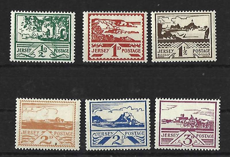 Jersey - SG 3-8 - Complete set - Mint hinged