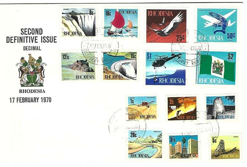 Rhodesia FDC - 2nd Definitive Issue