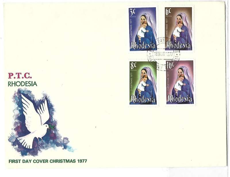 Rhodesia FDC - Christmas 1997