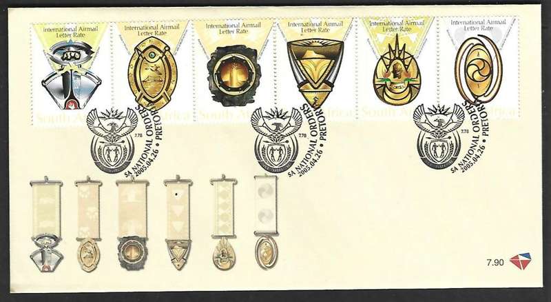 RSA FDC - 7.90 - National orders of SA