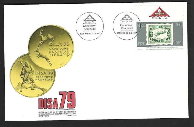 RSA Cover - International Stamp Exhibition Cape Town - DISA 79