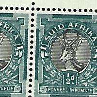 Union - SACC 113 - Mint Hinged - Variety - Line between horns and white spot above nose