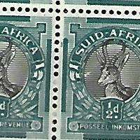 Union - SACC 113 - Mint Hinged - Variety - Line between horns and white spot above nose