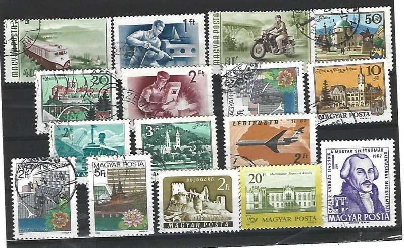 Hungary - set of used stamps