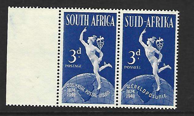 Union of SA - SACC 129 -U.P.U. - Variety- Serif on `C` - **mint