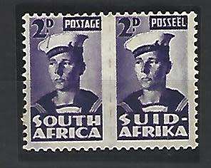 Union of SA - SACC 98 - Small bantams - Variety- Line in cap - Mint Hinged