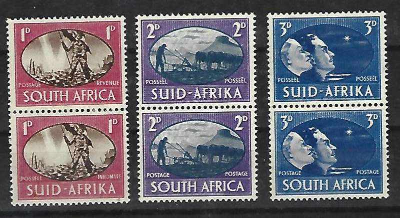 Union of SA - SACC 107-109- Victory issue - **Mint