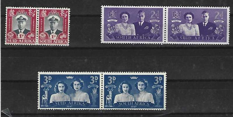 Union of SA - SACC 110 - 112- Royal visit - **Mint