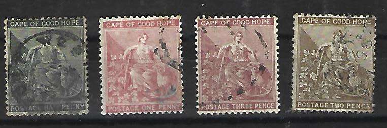 Cape of Good Hope- SACC 35-38 - used - As per scan