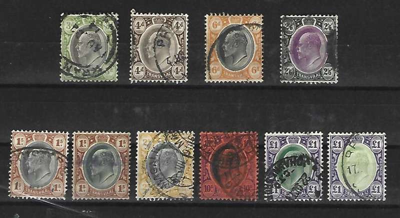 Transvaal -1904-1909 - used - As per scan